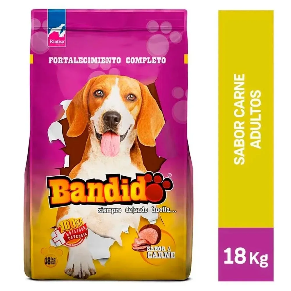 Bandido Adultos Sabor Carne 18kg