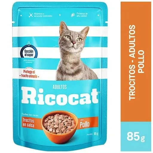 Ricocat Trocitos en Salsa Pollo 85g